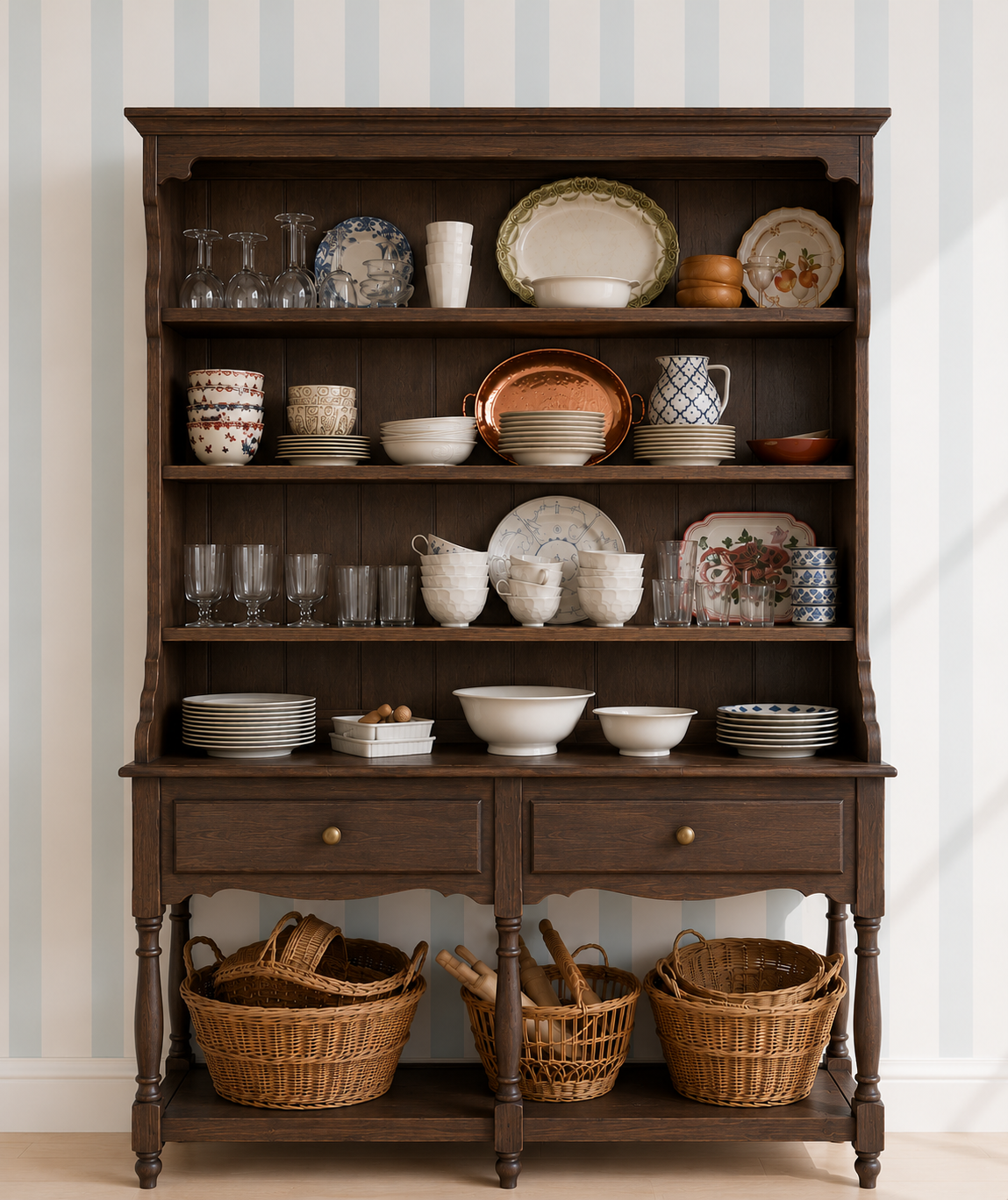 Vintage Kitchen Hutch