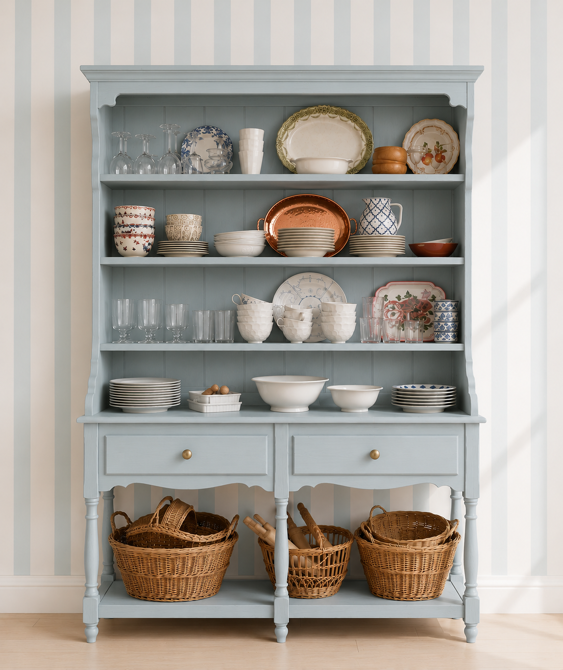 Vintage Kitchen Hutch