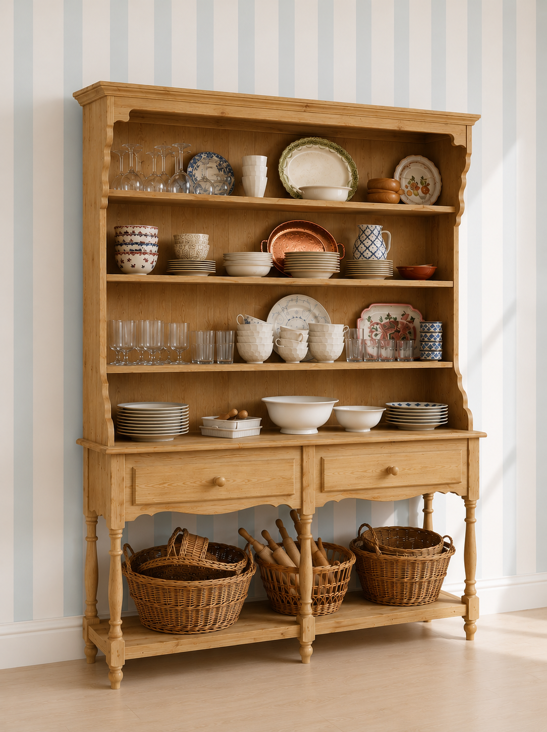 Vintage Kitchen Hutch