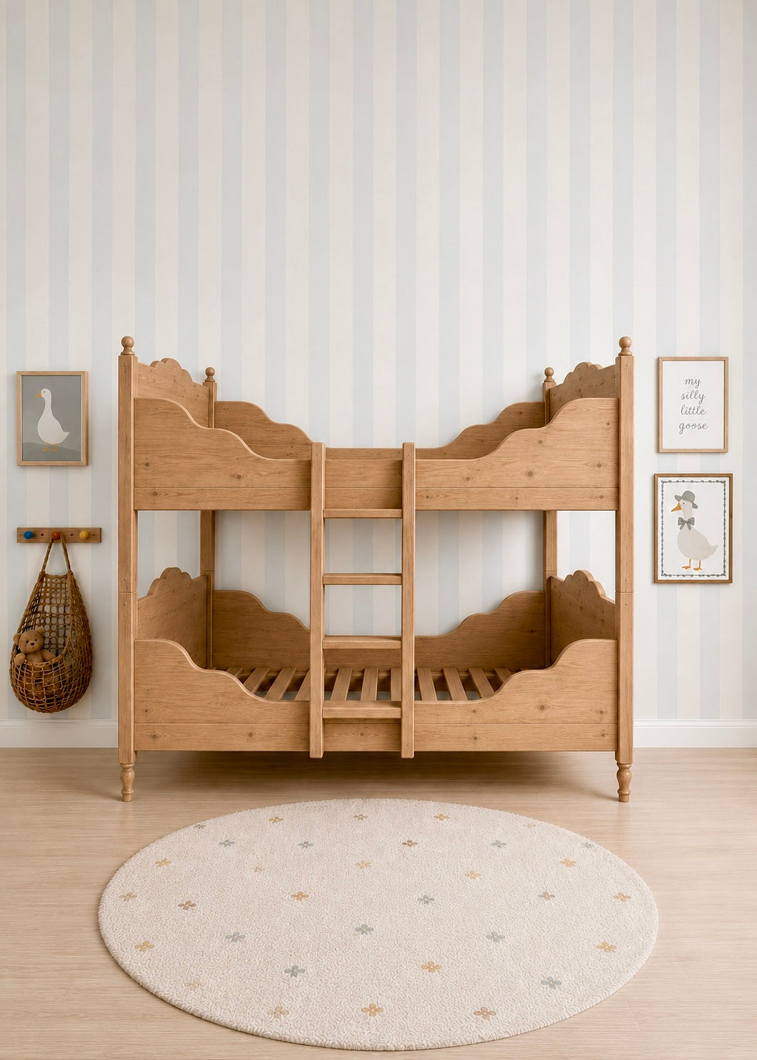 Schlittenbett im Vintage-Design