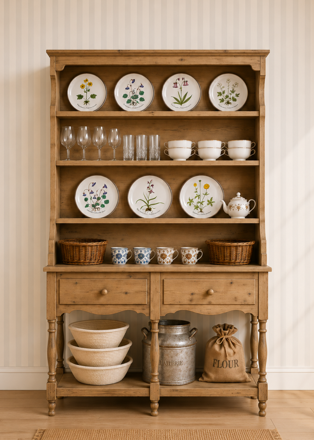 Farmhouse Kitchen Hutch