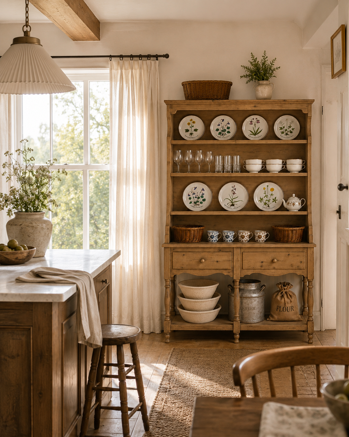 Farmhouse Kitchen Hutch