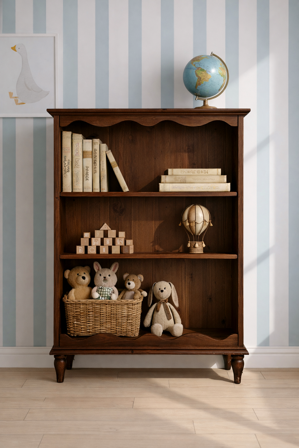 Small bookshelf Curly Kids - Stepini Home