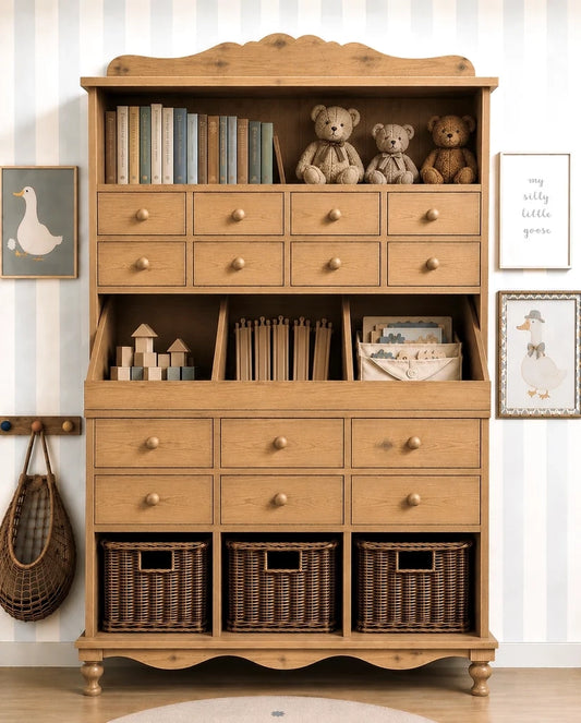 Vintage design toy storage