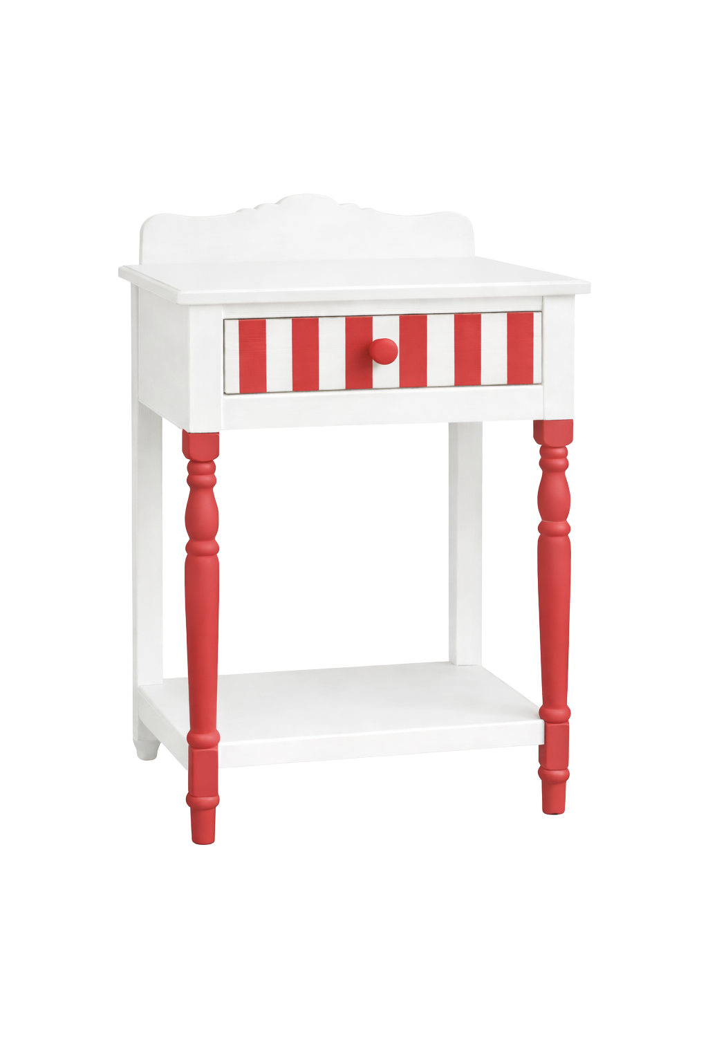 Striped Nightstand - Stepini Home