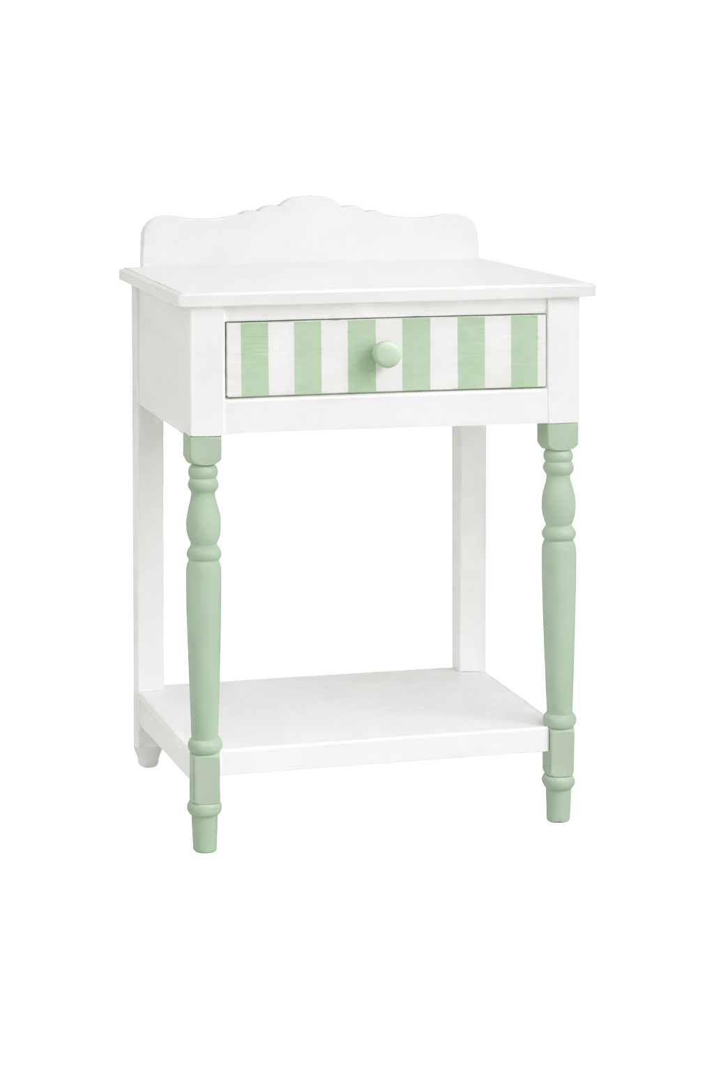 Striped Nightstand - Stepini Home
