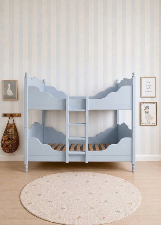 Painted Bunk Vintage Style Sleigh Bed