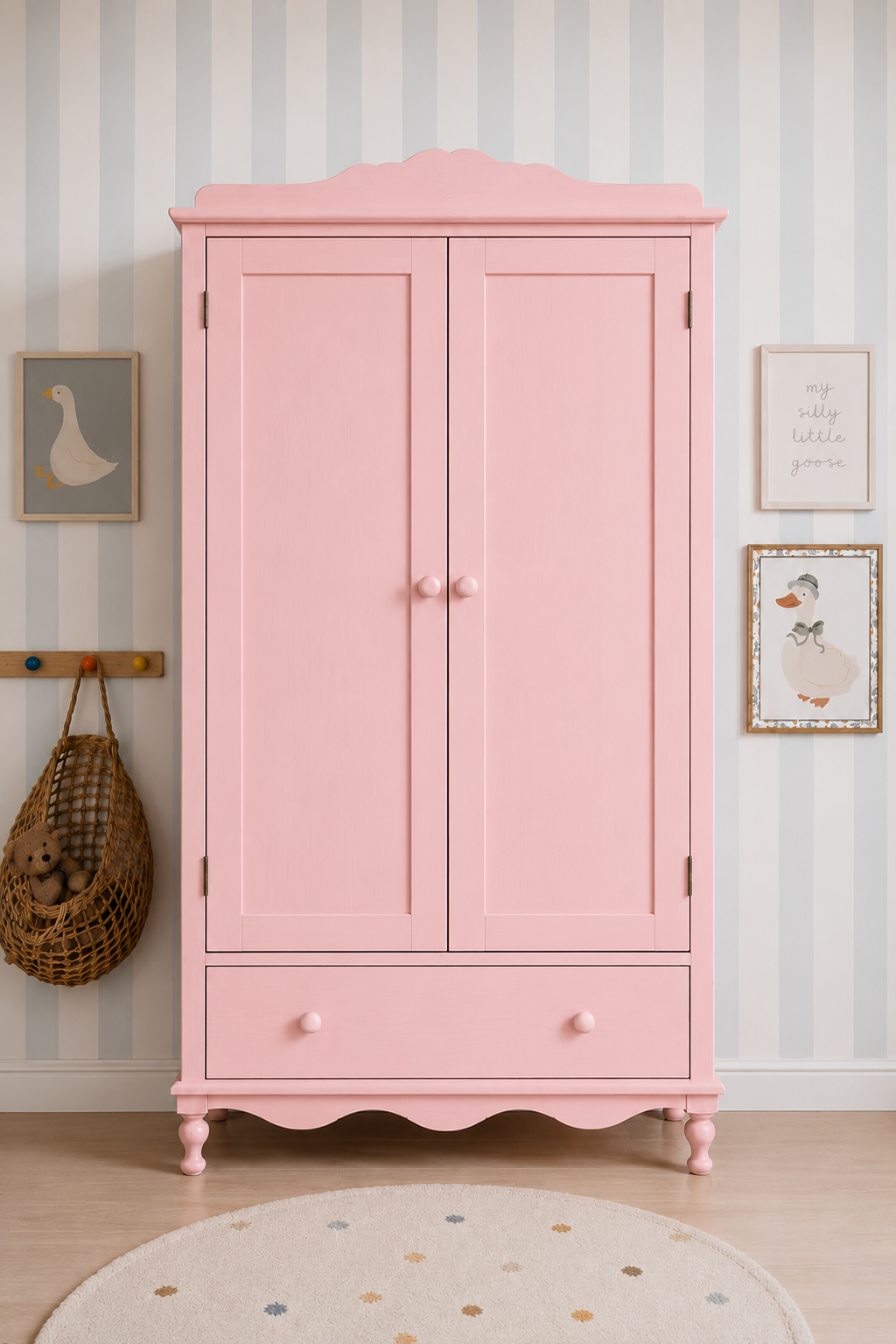 Painted wardrobe