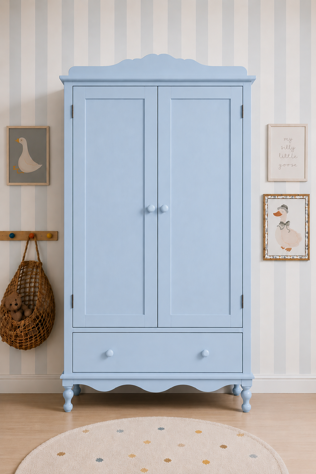 Painted wardrobe