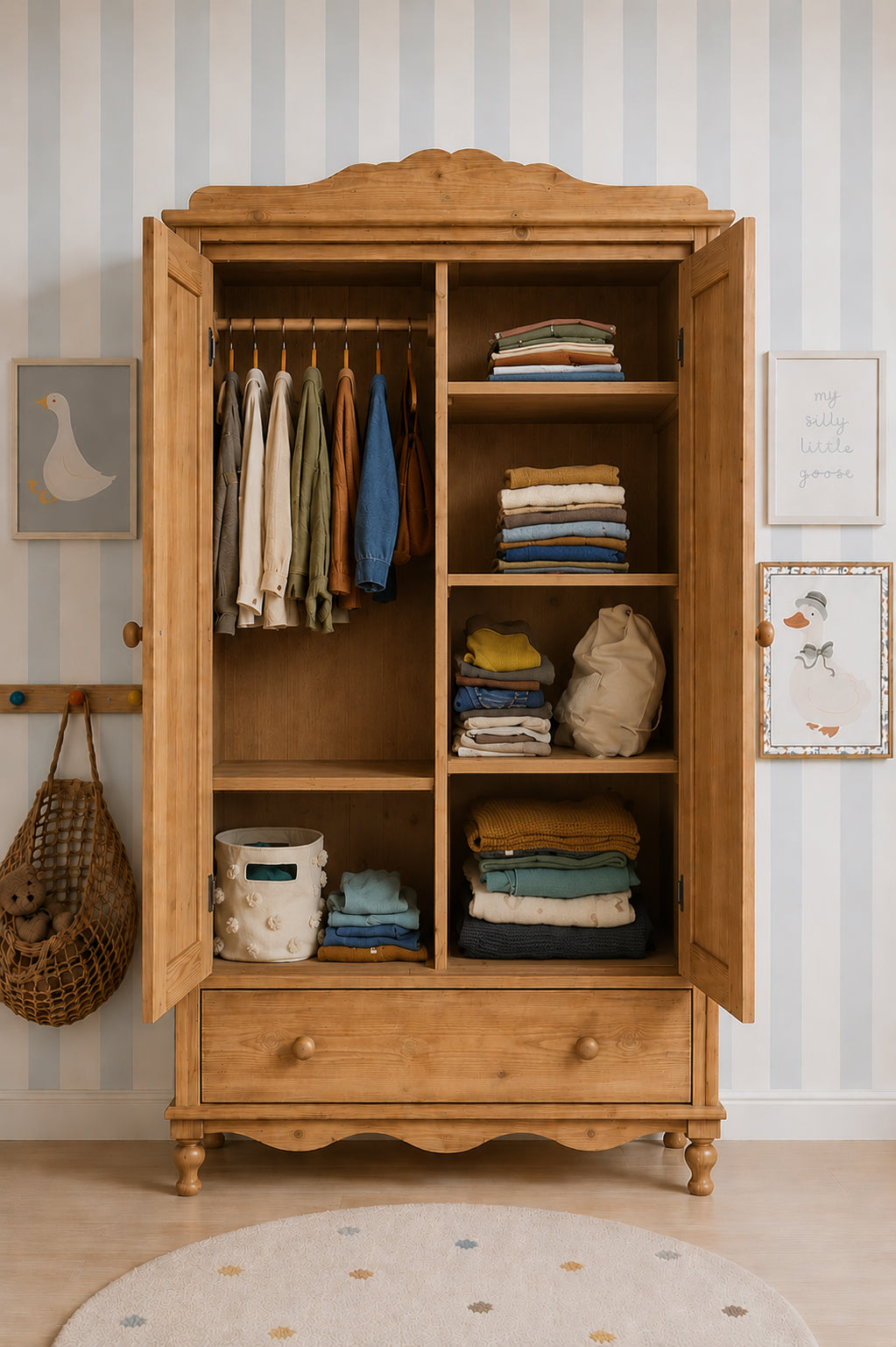 Vintage design wardrobe