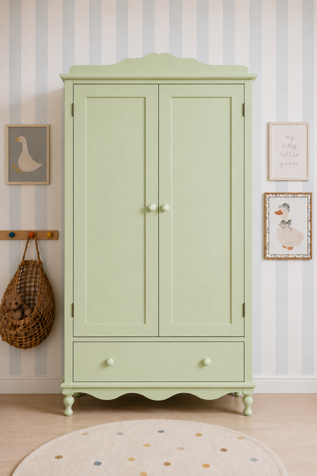 Painted wardrobe