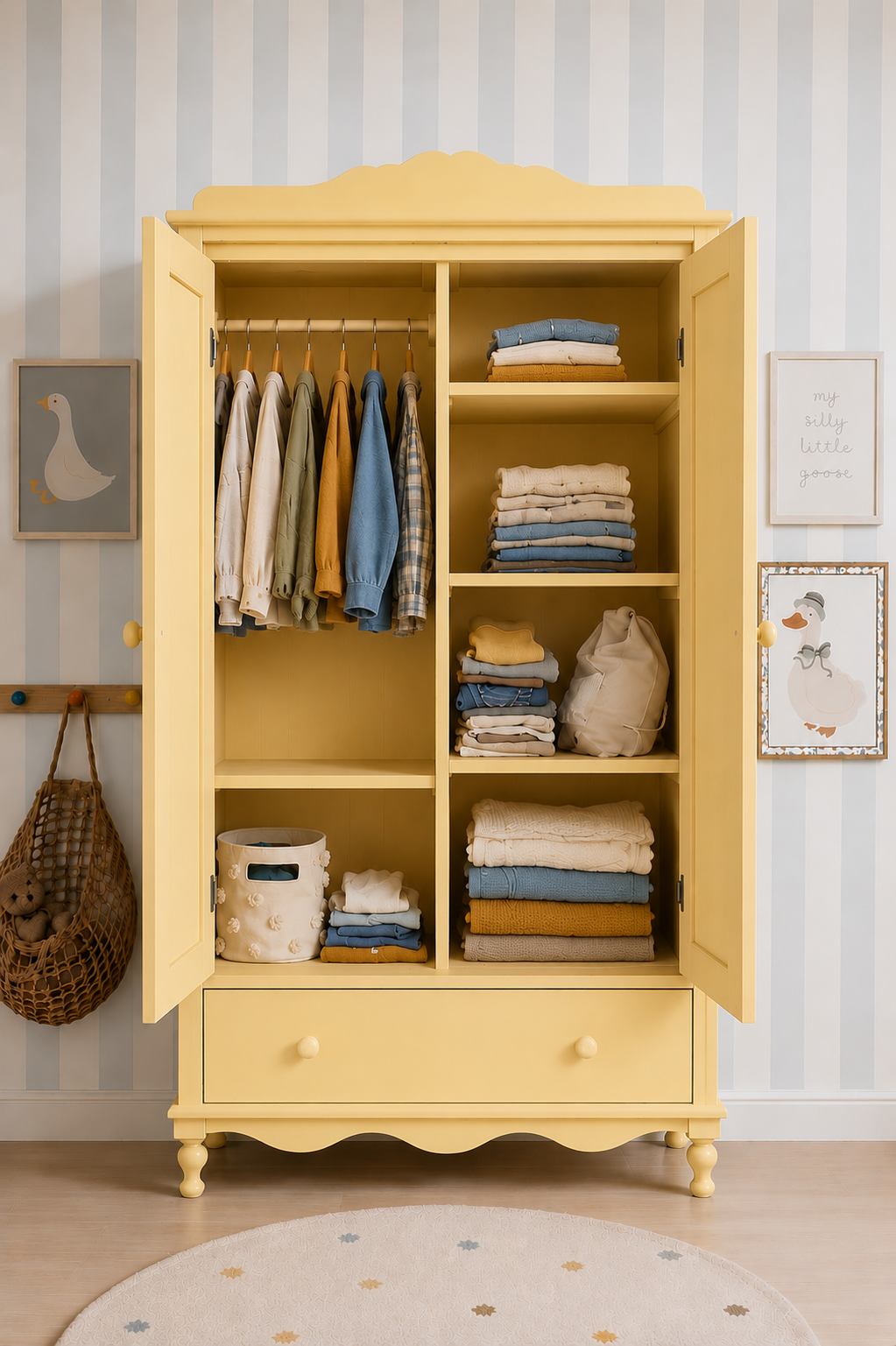 Painted wardrobe