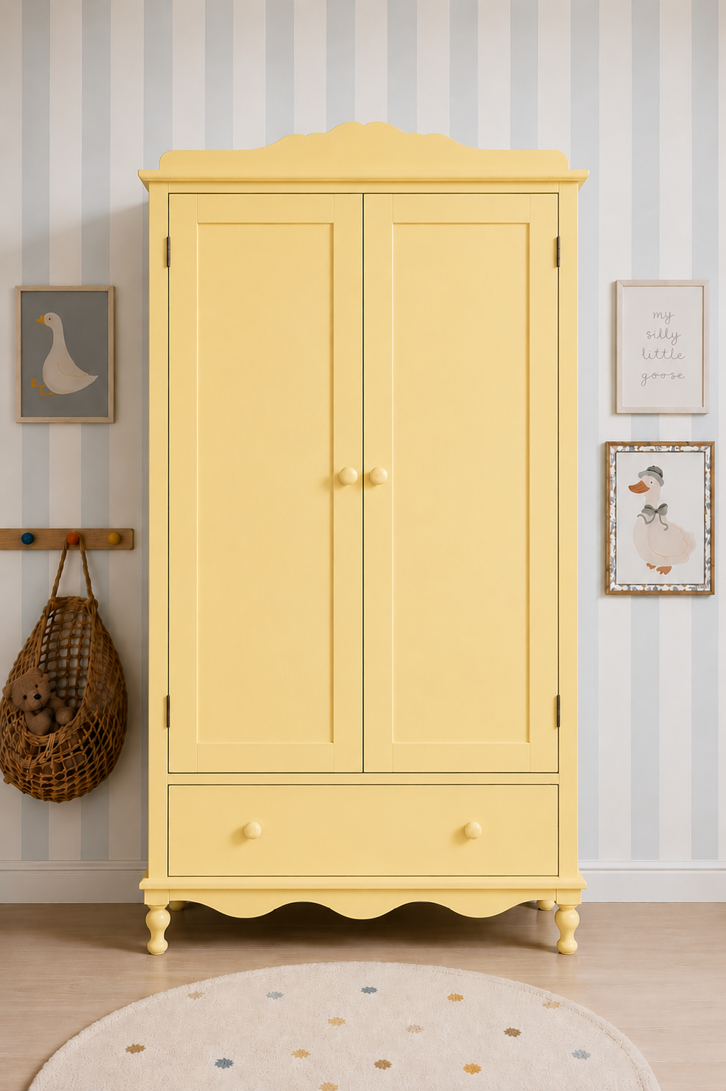 Painted wardrobe
