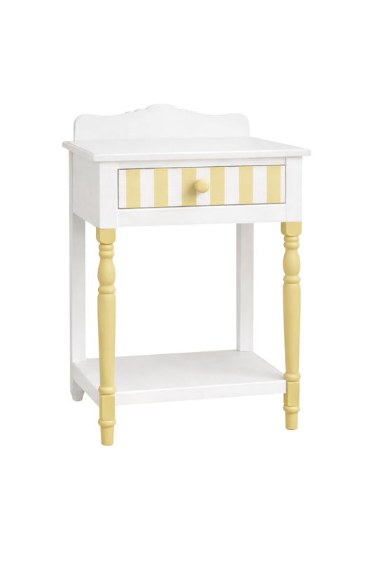 Striped Nightstand - Stepini Home
